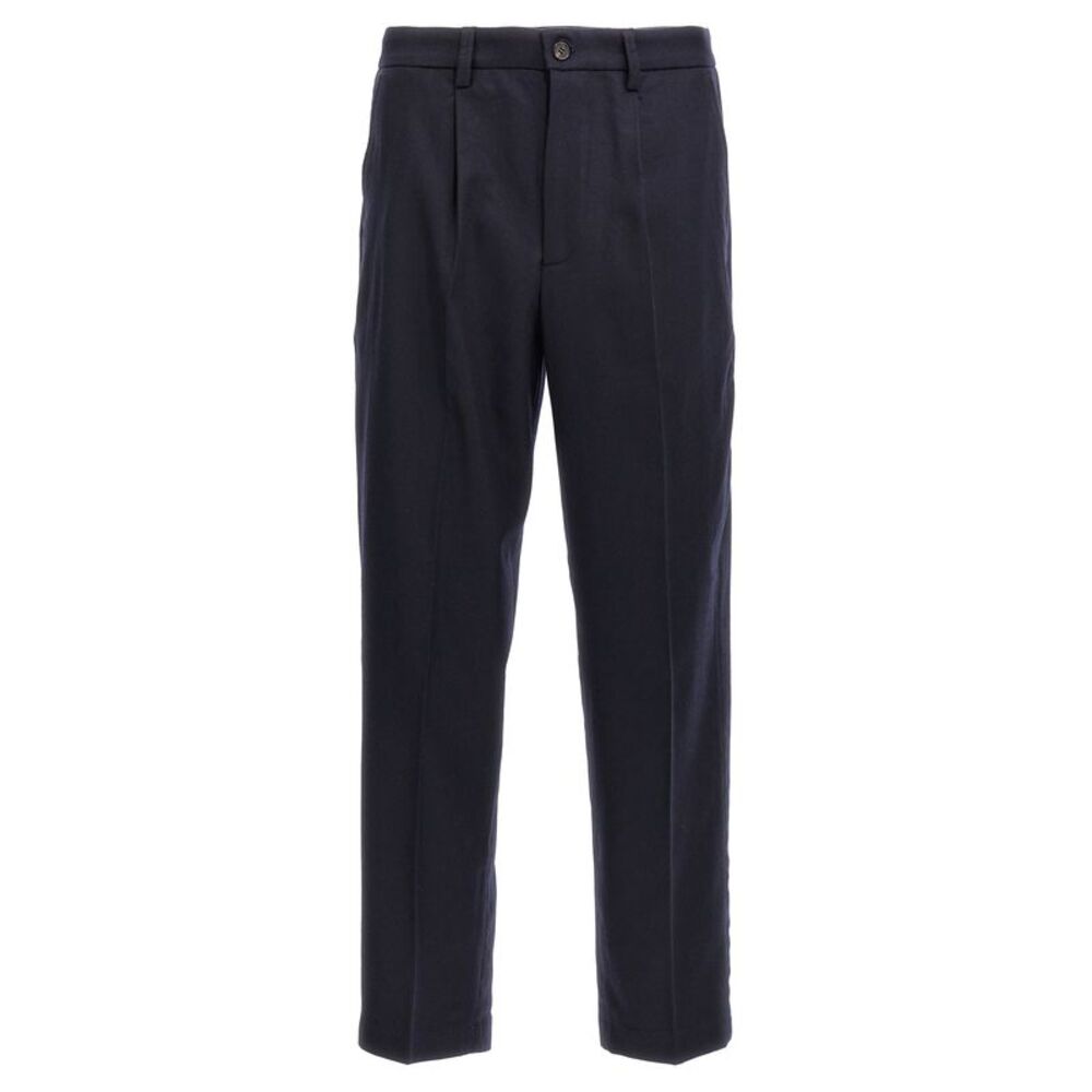 Department 5 Blue Wool Dress Men's Pants
